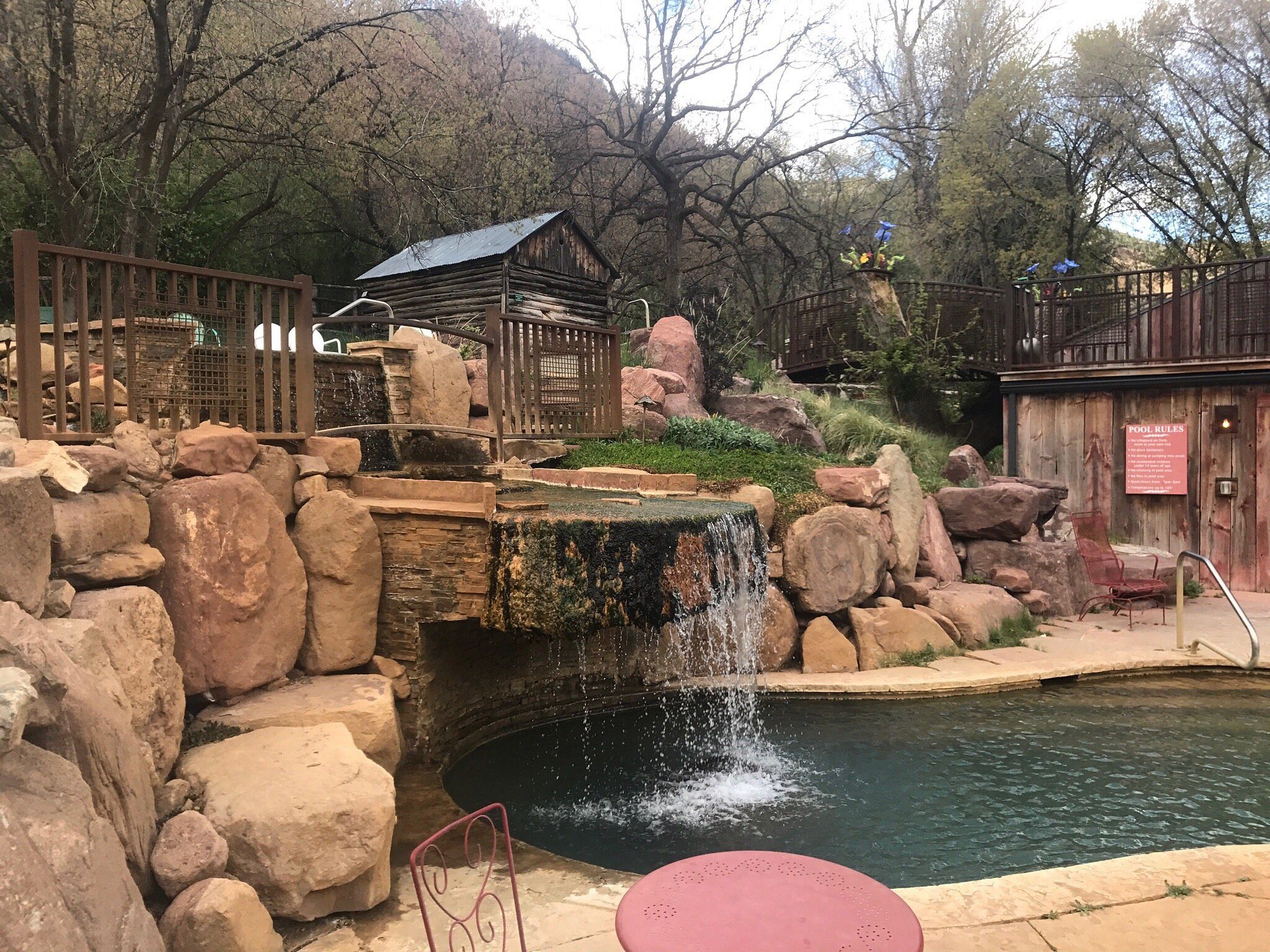 family friendly hot springs at avalanche ranch