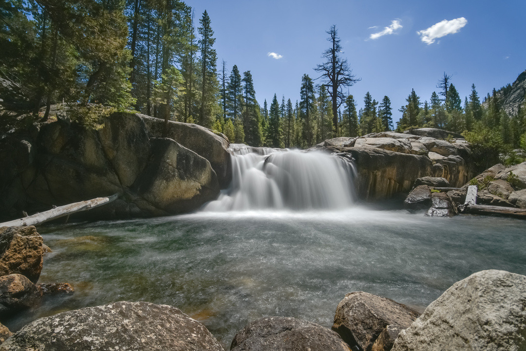 reaching summit hike at fish creek falls